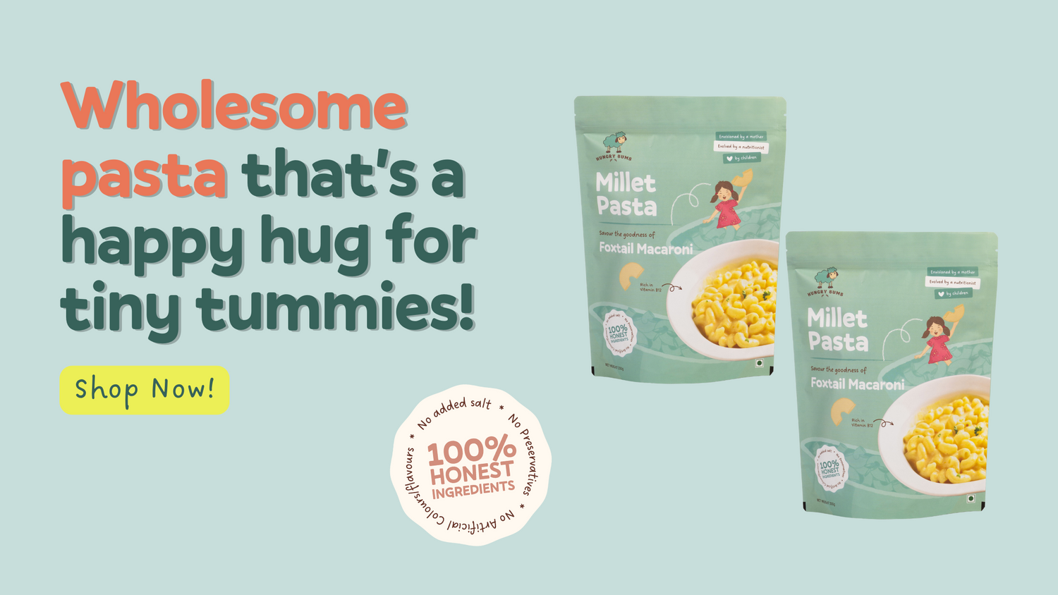 Why Hungry Bums’ Foxtail Millet Macaroni is Ideal for Your Kids