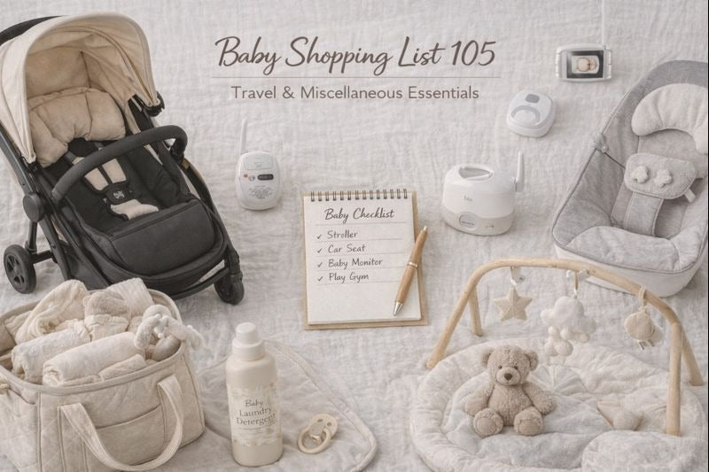 Baby Shopping List 105: Travel & Miscellaneous Essentials