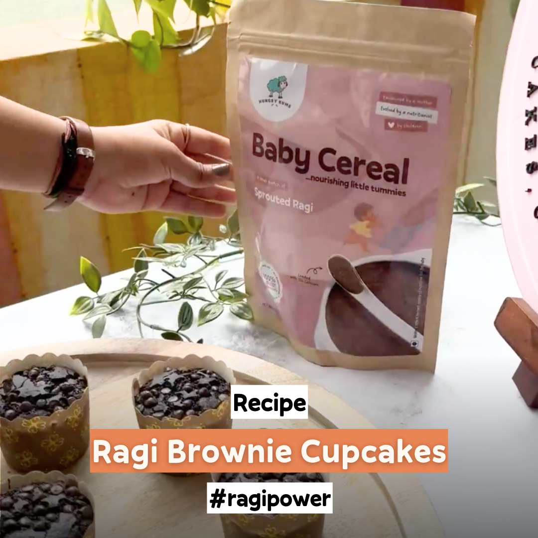 Ragi Brownie Cupcakes