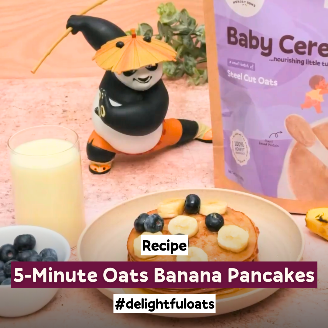 5-Minute Oats Banana Pancakes
