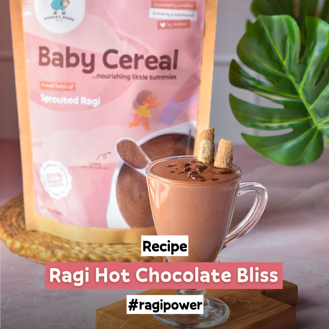 Ragi Hot Chocolate Bliss