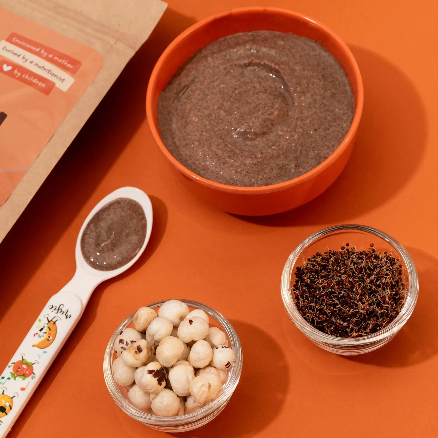 Sprouted Ragi & Makhana Mix