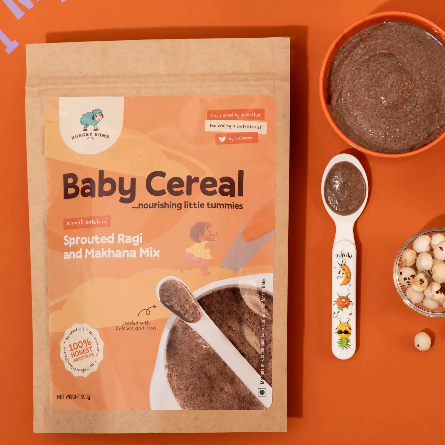 Sprouted Ragi & Makhana Mix
