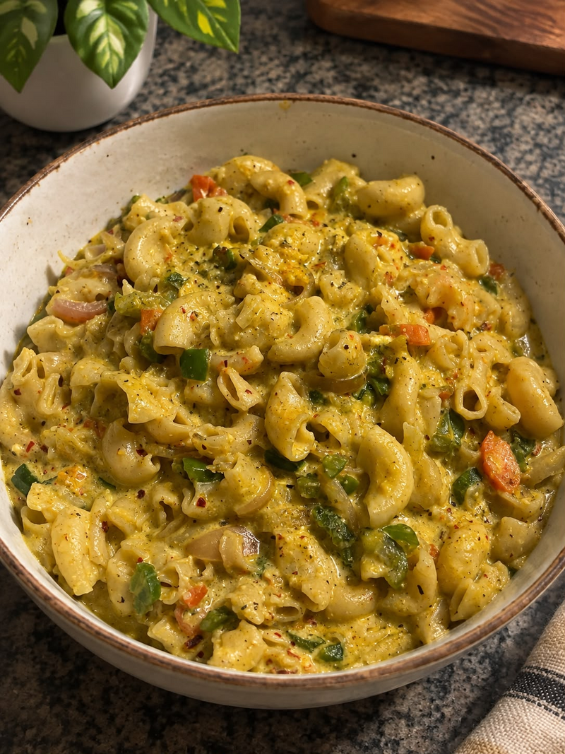 Finally a pasta night that isn't just maida and ketchup.